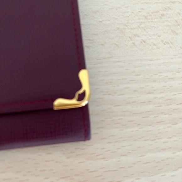 Cartier Bordeaux Coin Case Wallet BNWOT Vintage - Picture 12 of 14